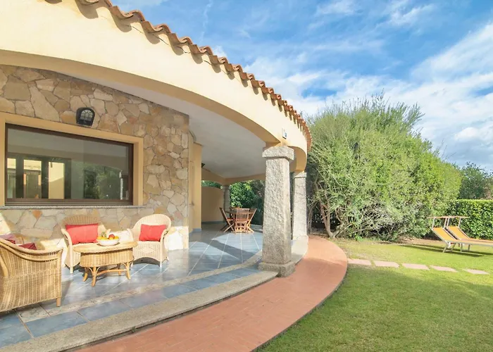 With Air Conditioning And Private Outdoor Area Just 400 Meters From The Vila Costa Rei